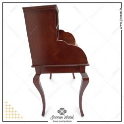 میز تحریر کتابخانه دار چهار کشو